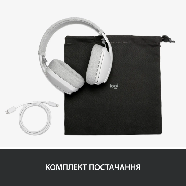 Купити Навушники Logitech Zone Vibe 100 Off White (981-001219) - фото 10