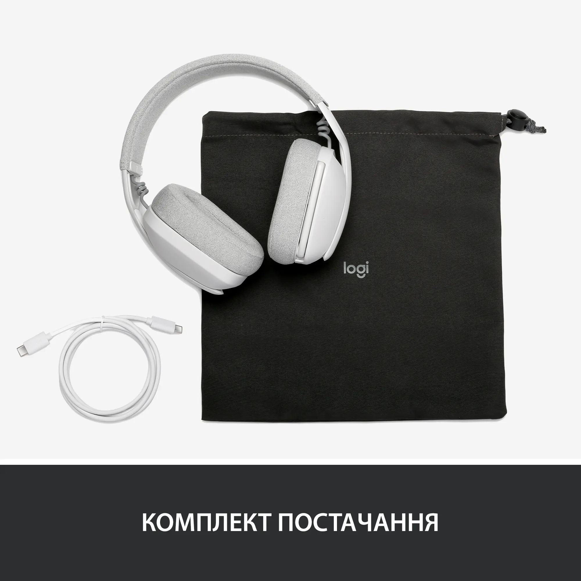 Купити Навушники Logitech Zone Vibe 100 Off White (981-001219) - фото 10