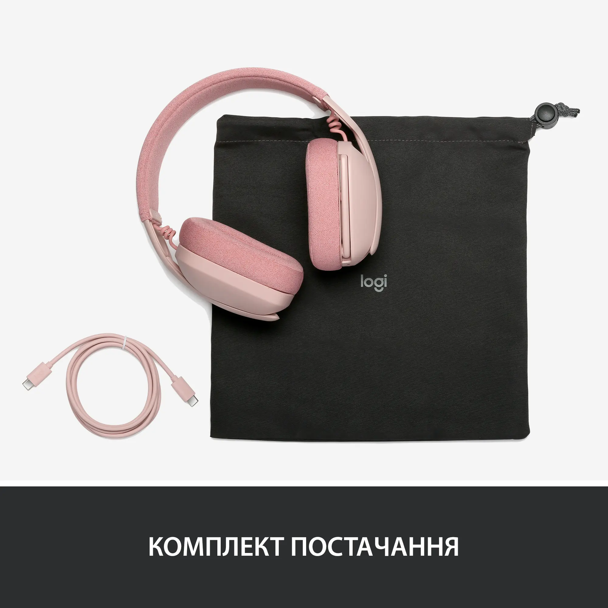 Купить Наушники Logitech Zone Vibe 100 Rose (981-001224) - фото 10