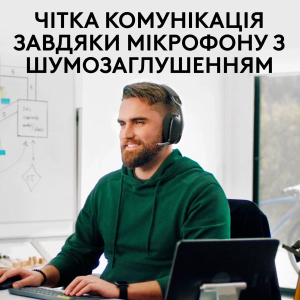 Купить Наушники Logitech Zone Vibe Wireless MS Graphite (981-001157) - фото 4