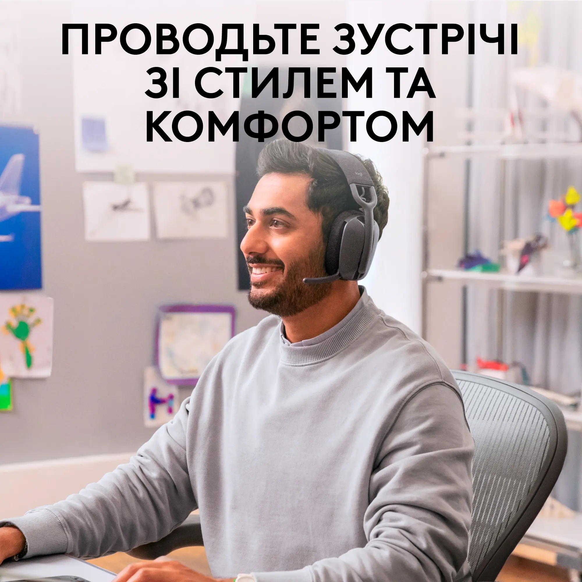 Купить Наушники Logitech Zone Vibe Wireless MS Graphite (981-001157) - фото 7