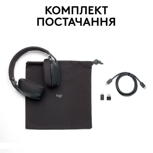 Купить Наушники Logitech Zone Vibe Wireless MS Graphite (981-001157) - фото 9