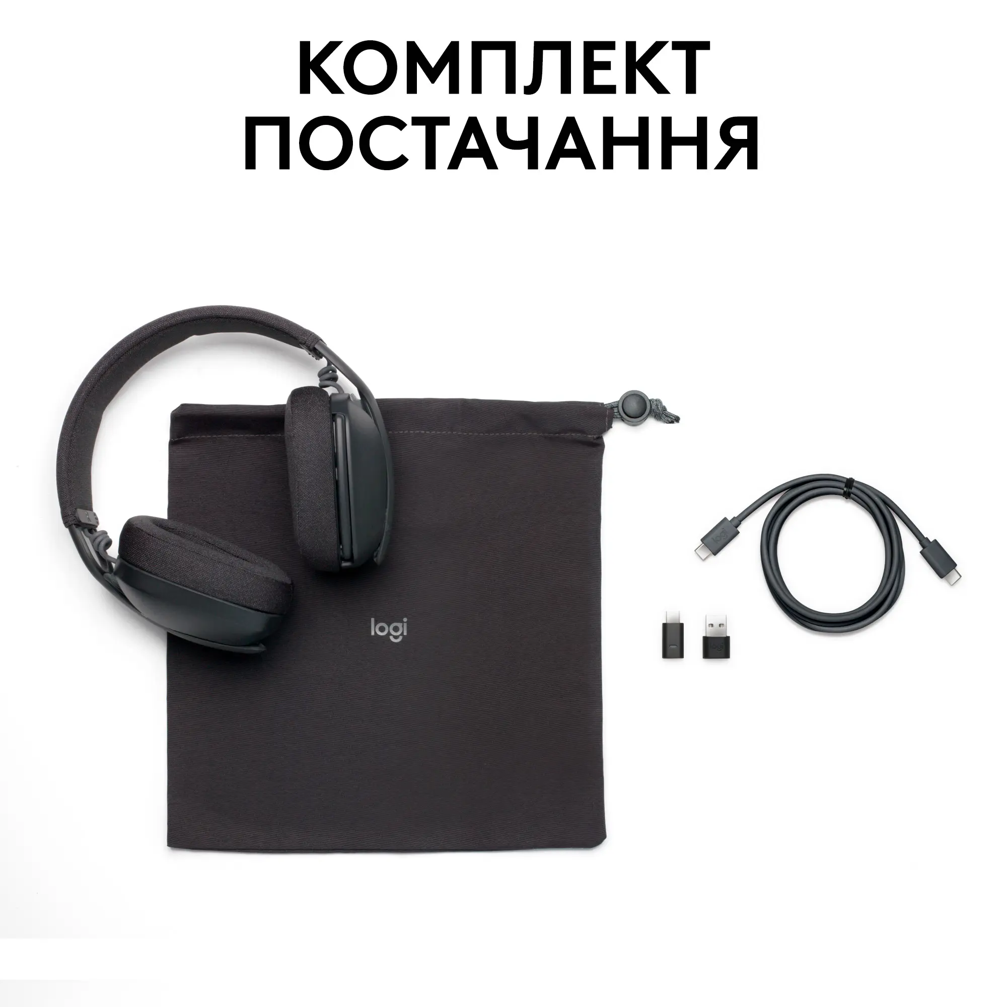 Купить Наушники Logitech Zone Vibe Wireless MS Graphite (981-001157) - фото 9