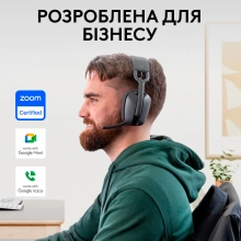Купити Навушники Logitech Zone Vibe Wireless UC Graphite (981-001199) - фото 2