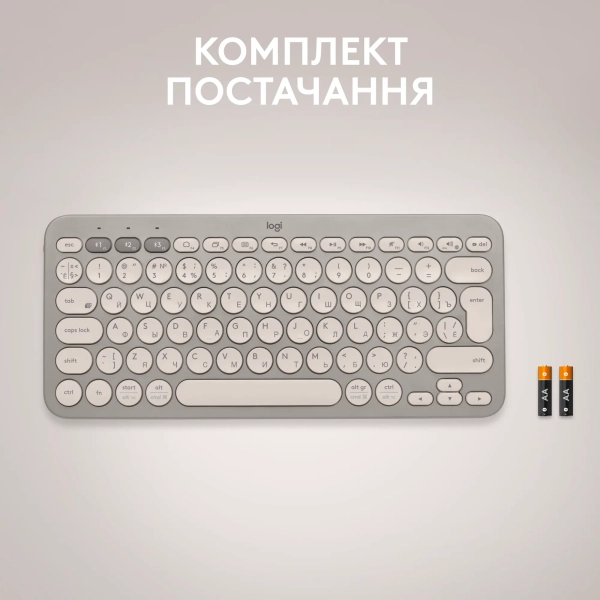 Купить Клавиатура Logitech K380 MULTI-DEVICE Sand US (920-011165) - фото 9