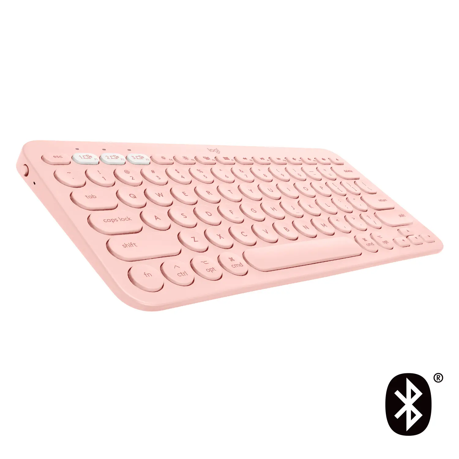 Купити Клавіатура Logitech K380 for MAC Multi-Device Bluetooth Keyboard Rose US (920-010406) - фото 2