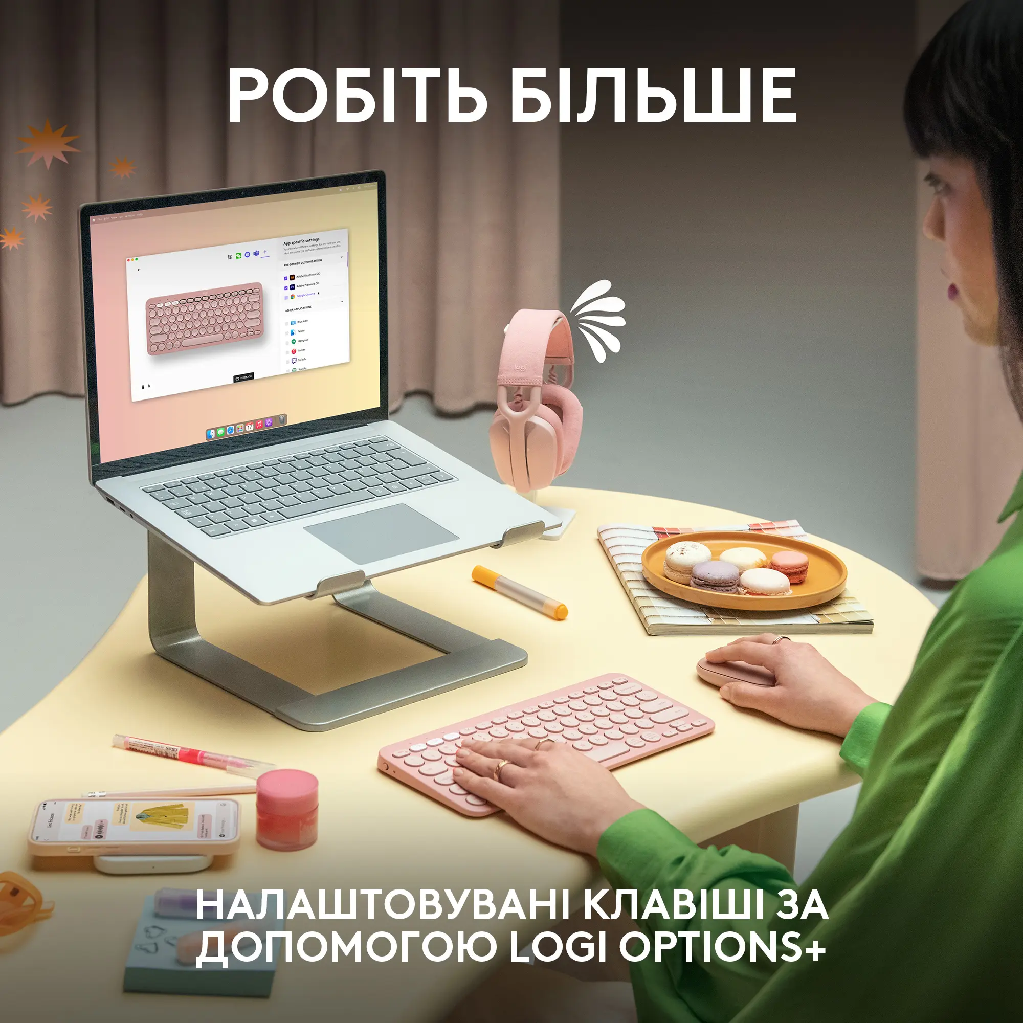 Купить Клавиатура Logitech K380s Pebble Keys 2 Tonal White US (920-011852) - фото 7
