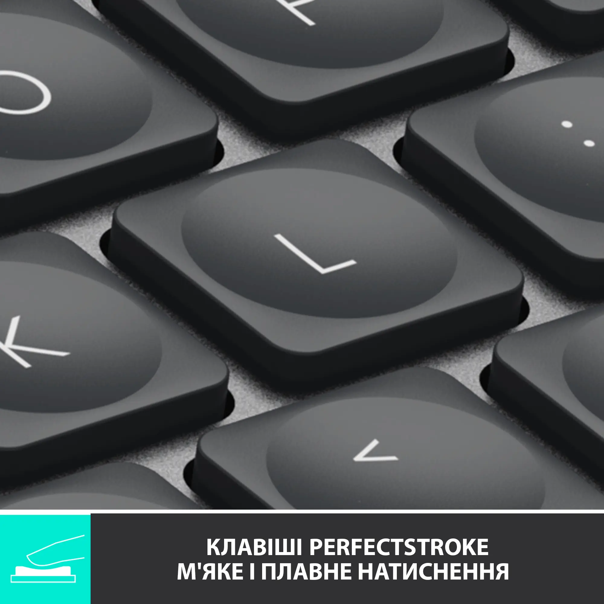 Купить Клавиатура Logitech MX Keys Mini Minimalist Wireless Illuminated Keyboard Graphite US 2.4GHZ/BT (920-010498) - фото 2
