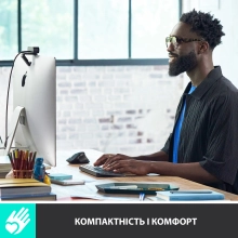 Купить Клавиатура Logitech MX Keys Mini Minimalist Wireless Illuminated Keyboard Graphite US 2.4GHZ/BT (920-010498) - фото 3