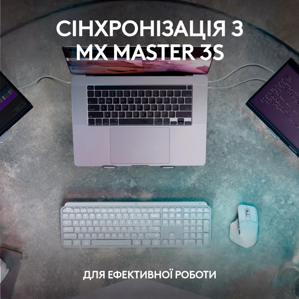 Купить Клавиатура Logitech MX Keys S with Palm Rest Graphite US (920-011589) - фото 8