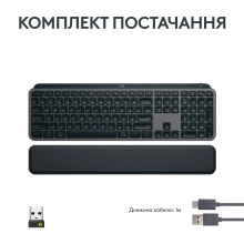 Купить Клавиатура Logitech MX Keys S with Palm Rest Graphite US (920-011589) - фото 9