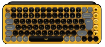 Купить Клавиатура Logitech POP Keys Wireless Mechanical Keyboard With Emoji Keys Blast US BT (920-010735) - фото 1