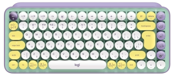Купить Клавиатура Logitech POP Keys Wireless Mechanical Keyboard With Emoji Keys Daydream US BT (920-010736) - фото 1