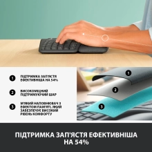 Купить Клавиатура Logitech Wireless Keyboard ERGO K860 US (920-010108) - фото 4