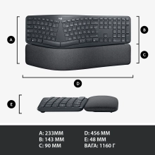 Купить Клавиатура Logitech Wireless Keyboard ERGO K860 US (920-010108) - фото 12
