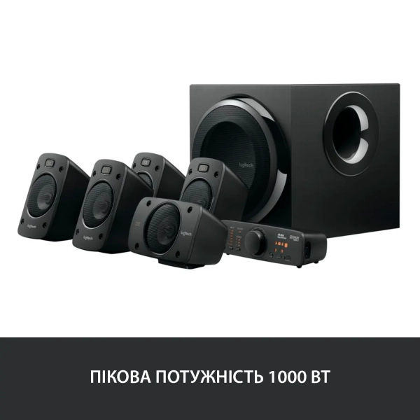 Купити Акустична система Logitech Audio System 5.1 Z906 Surround Sound Speakers (980-000468) - фото 3
