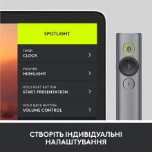Купити Презентер Logitech Presenter Spotlight Business Slate BT-WL (910-005166) - фото 8