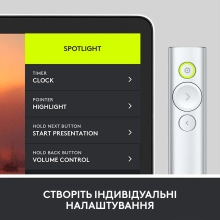 Купити Презентер Logitech Spotlight Presentation Remote Slate (910-004861) - фото 8