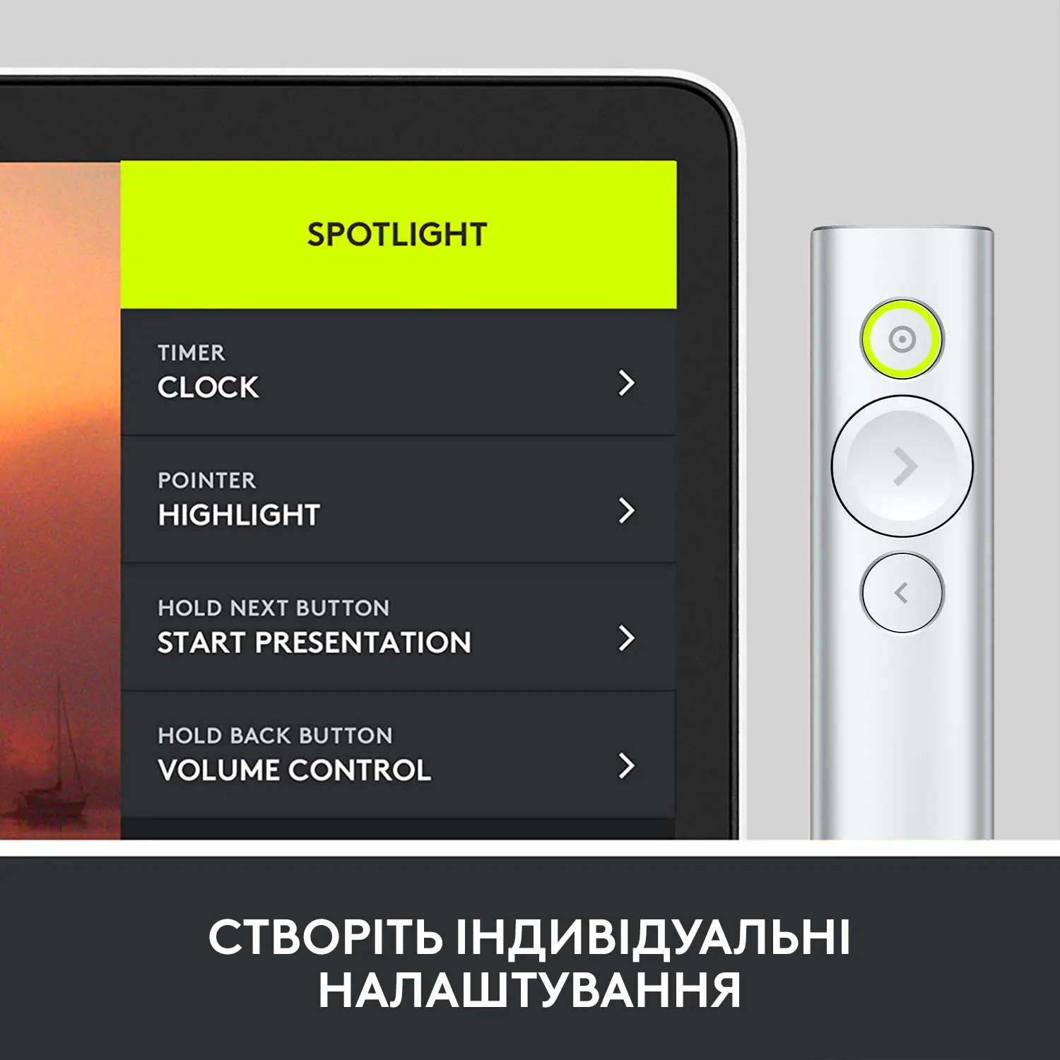Купити Презентер Logitech Spotlight Presentation Remote Slate (910-004861) - фото 8