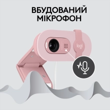 Купить Веб-камера Logitech Brio 100 FHD Rose (960-001623) - фото 5