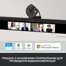Купить Веб-камера Logitech Brio 300 FHD Graphite (960-001436) - фото 7