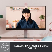 Купить Веб-камера Logitech Brio 300 FHD Rose (960-001448) - фото 2