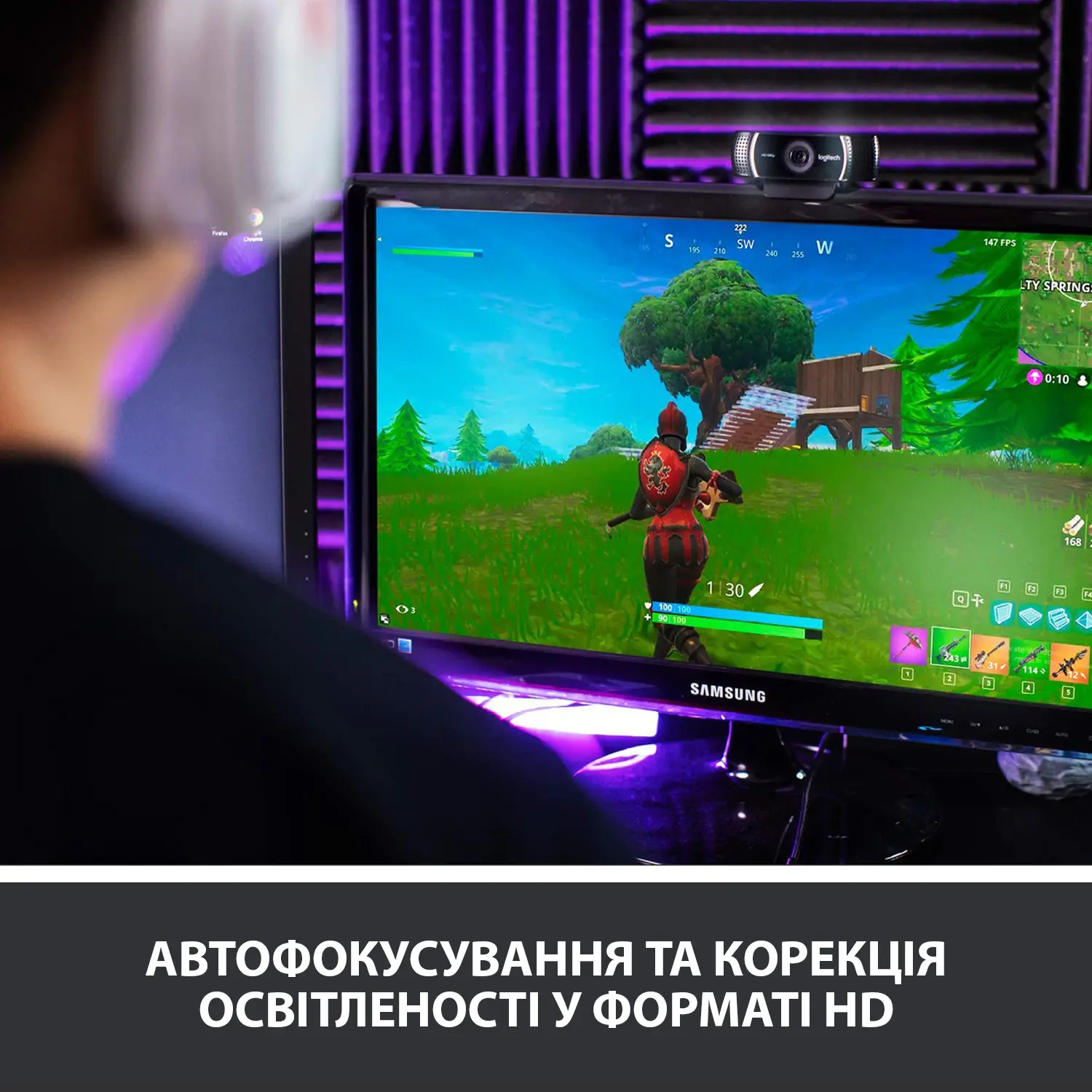 Купить Веб-камера Logitech C922 Pro (960-001088) - фото 3