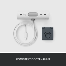 Купити Веб-камера Logitech Brio 500 Off White (960-001428) - фото 10