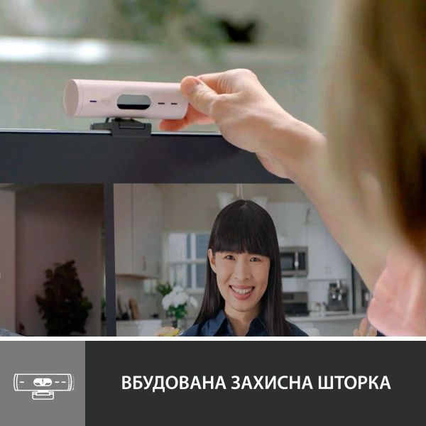 Купить Веб-камера Logitech Brio 500 Rose (960-001421) - фото 5