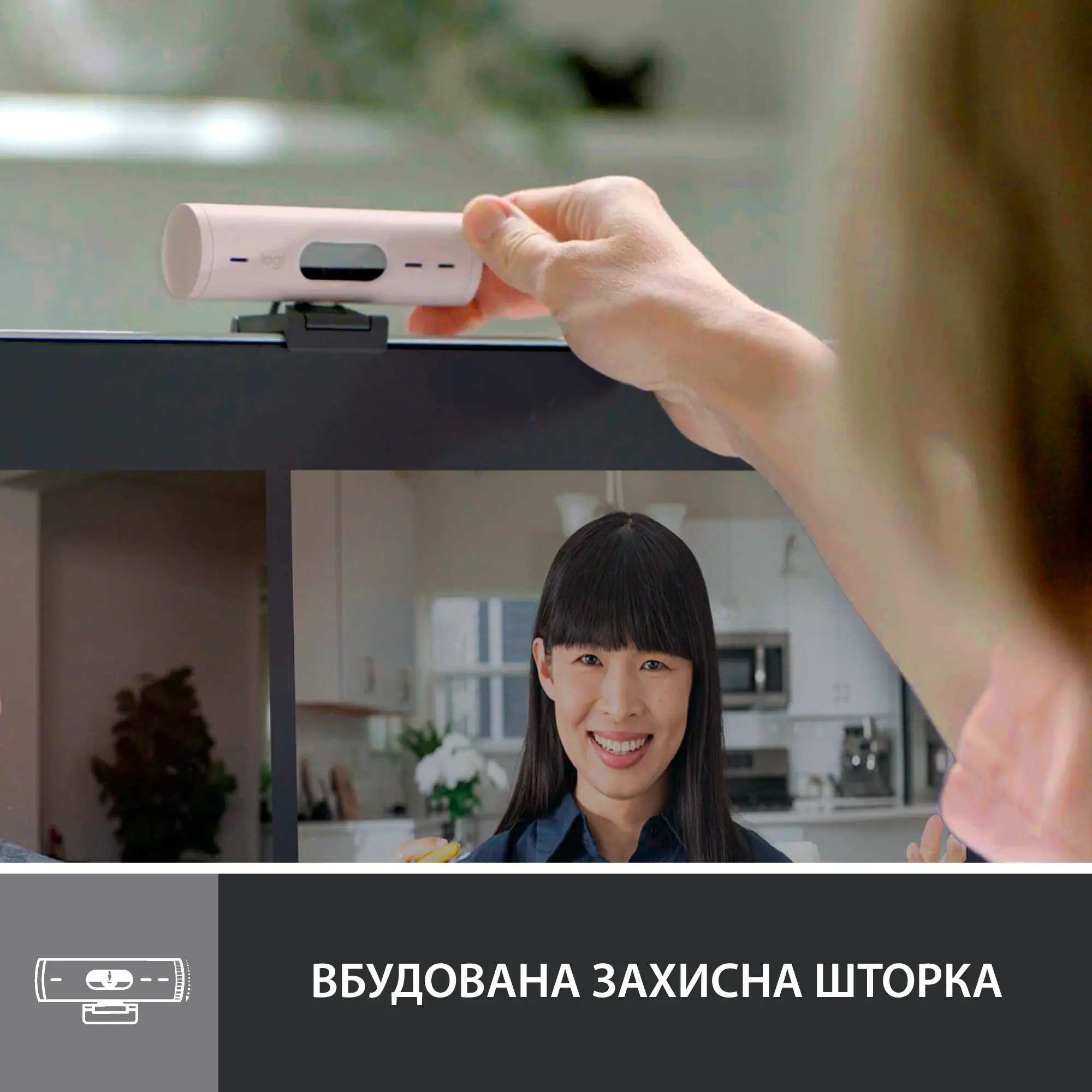 Купить Веб-камера Logitech Brio 500 Rose (960-001421) - фото 5
