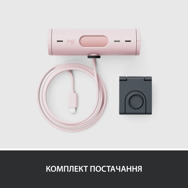 Купить Веб-камера Logitech Brio 500 Rose (960-001421) - фото 10