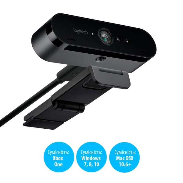 Купить Веб-камера Logitech Brio 4K Stream Edition (960-001194) - фото 8