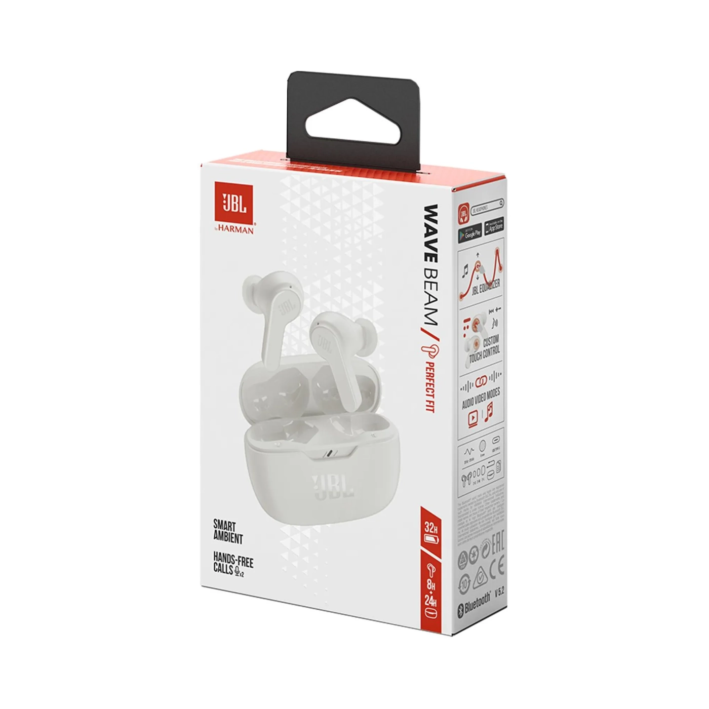 Купить Наушники JBL Wave Beam TWS White (JBLWBEAMWHT) - фото 7