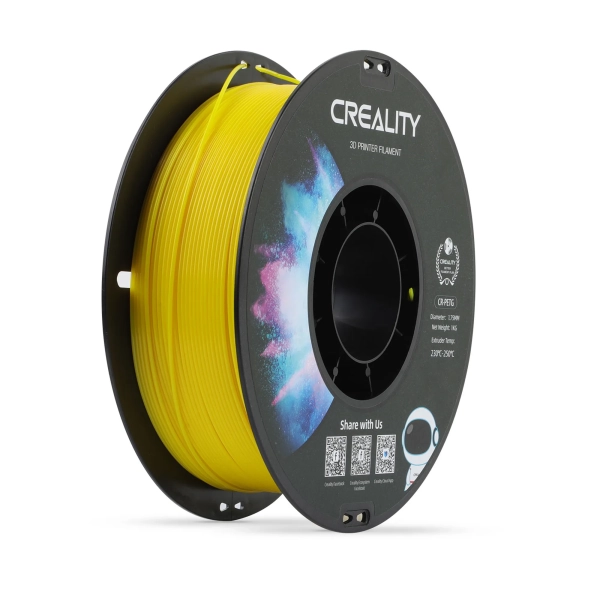 Купити PETG Filament (пластик) для 3D принтера CREALITY 3x1кг 1.75мм жовтий (3301030033x3) - фото 5