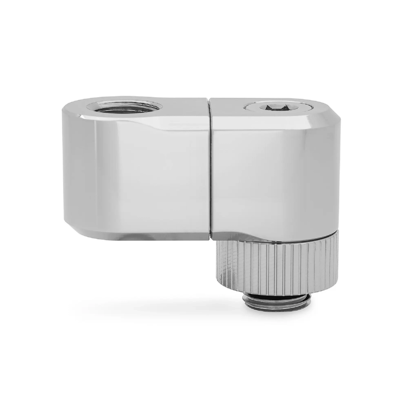 Купити Фітінг EKWB EK-Quantum Torque Double Rotary Offset 28 - Nickel (3831109893456) - фото 1