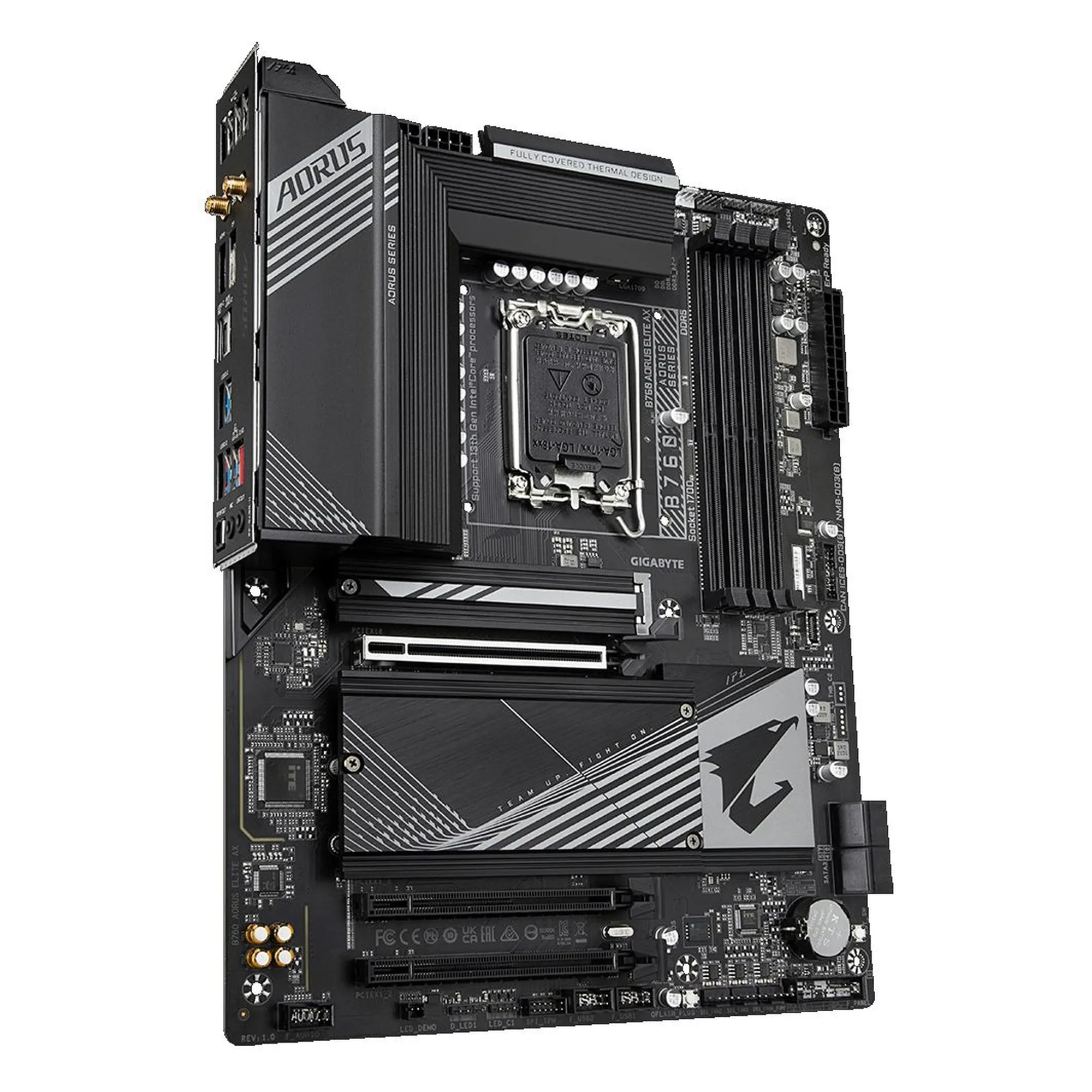 Купити Материнська плата GIGABYTE B760 AORUS ELITE AX - фото 3