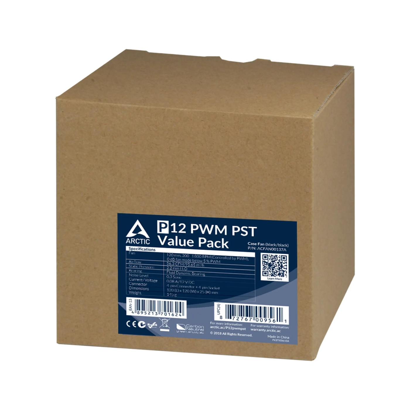 Купити Комплект вентиляторів Arctic P12 PWM PST Value Pack (ACFAN00137A) - фото 3