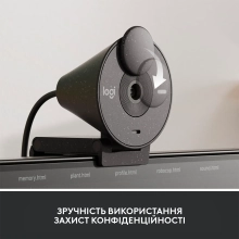 Купить Веб-камера Logitech Brio 305 FHD for Business Graphite (960-001469) - фото 5