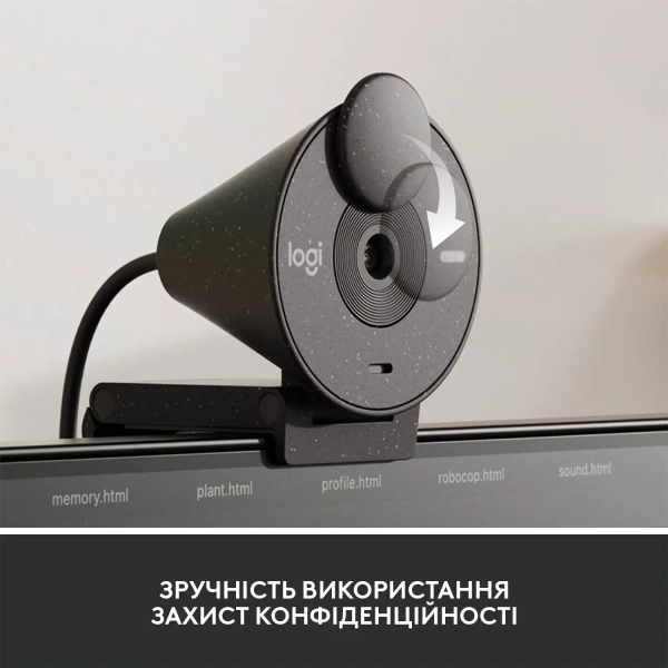 Купить Веб-камера Logitech Brio 305 FHD for Business Graphite (960-001469) - фото 5