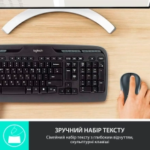 Купить Комплект клавиатура и мышь Logitech Wireless Combo MK330 US (920-003989) - фото 2