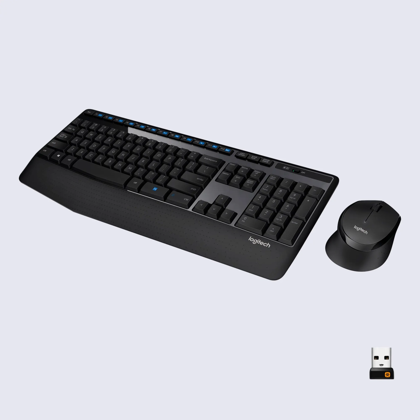 Купить Комплект клавиатура и мышь Logitech Wireless Combo MK345 US (920-006489) - фото 1