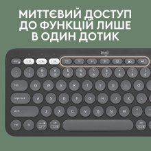 Купити Комплект клавіатура та миша Logitech Pebble 2 Combo Graphite US 2.4GHZ/BT (920-012239) - фото 5