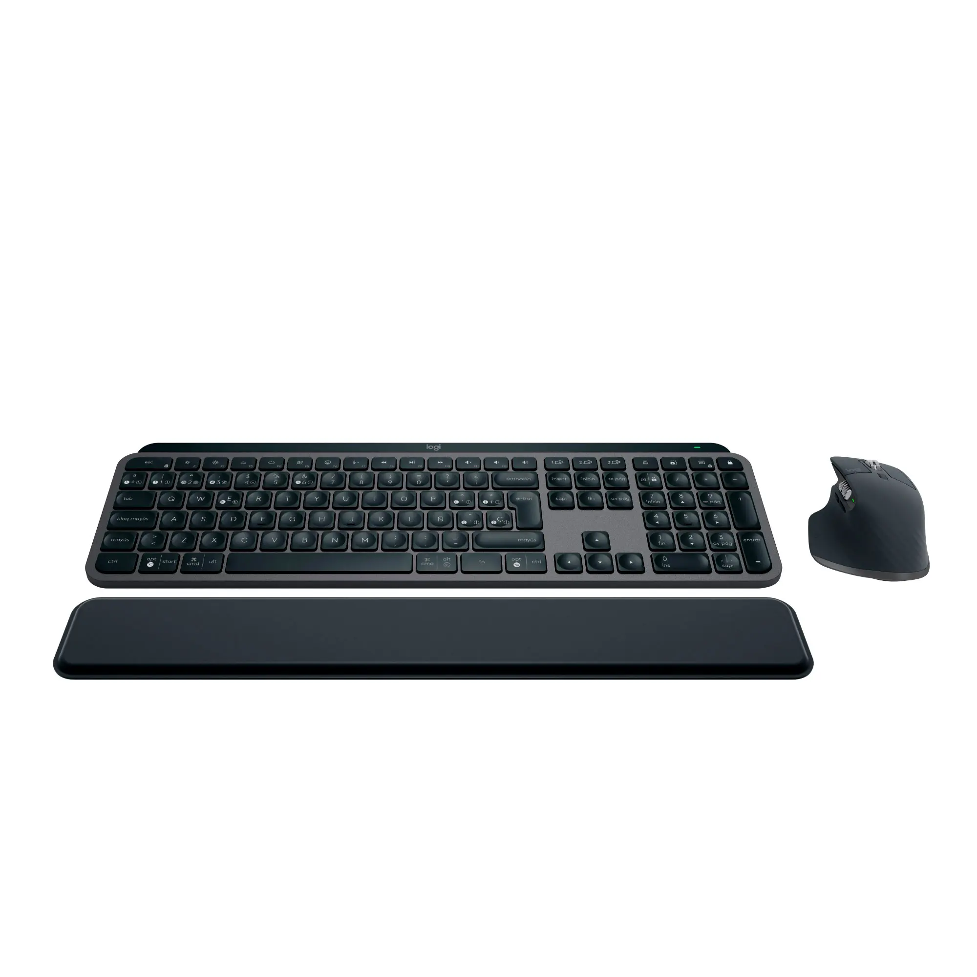 Купить Комплект клавиатура и мышь Logitech MX Keys S Combo Graphite US (920-011614) - фото 1