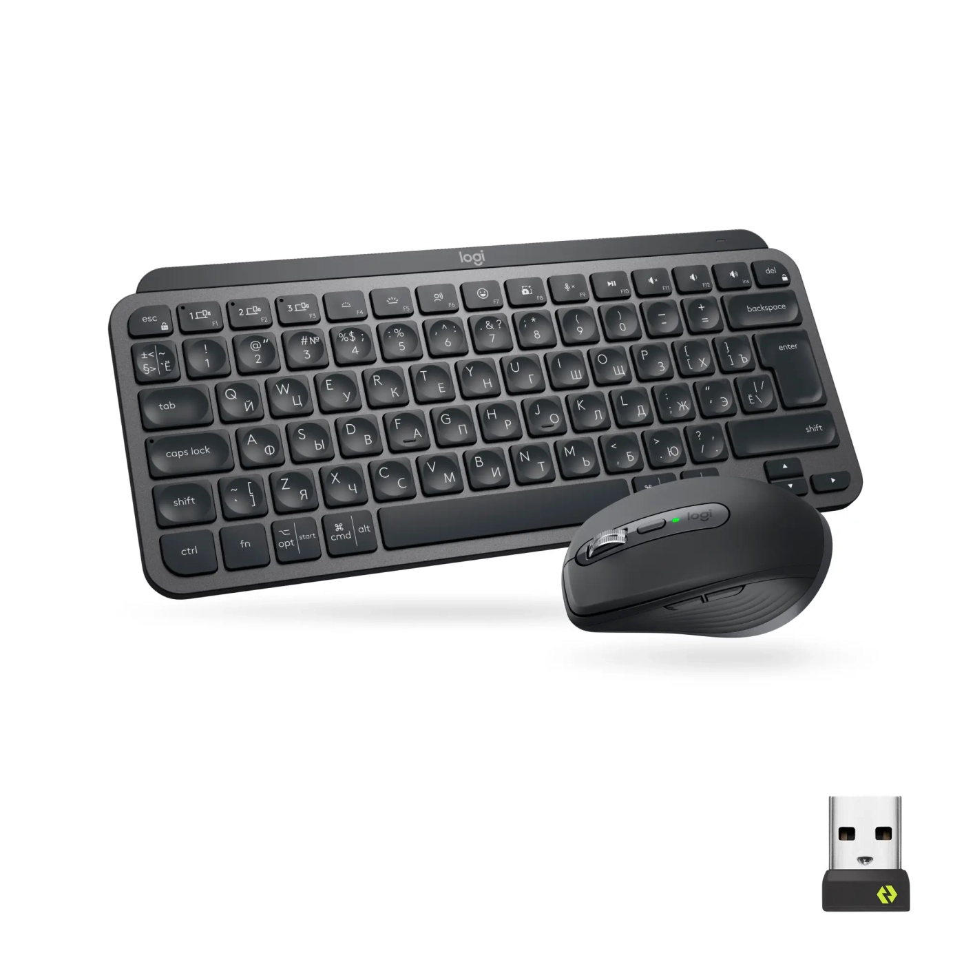 Купити Комплект клавіатура та миша Logitech MX Keys Mini Combo for Business Graphite US (920-011061) - фото 1