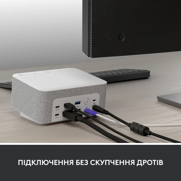 Купити Універсальна док-станція Logitech Logi Dock White USB UC - фото 6