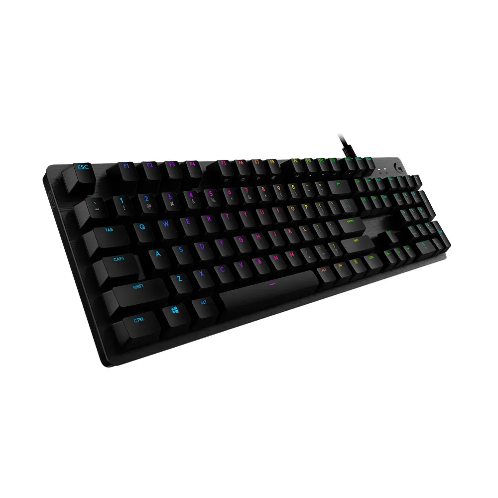 Купити Клавіатура Logitech G512 Carbon LightSync RGB Mechanical Gaming Keyboard with GX Blue switches (920-008946) - фото 1