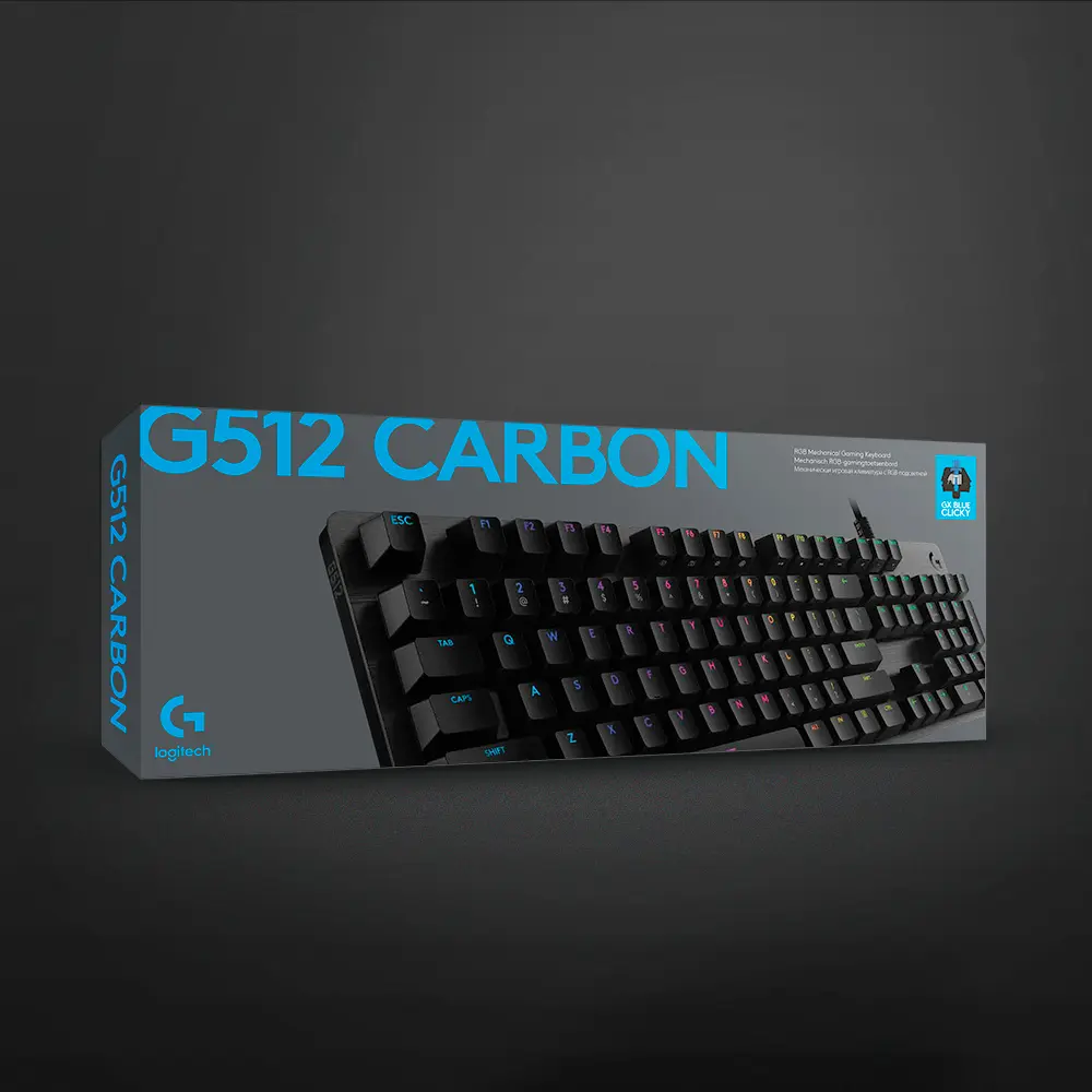 Купити Клавіатура Logitech G512 Carbon LightSync RGB Mechanical Gaming Keyboard with GX Blue switches (920-008946) - фото 11