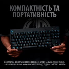 Купить Клавиатура Logitech G PRO Mechanical Gaming Keyboard Black USB US (920-009392) - фото 4