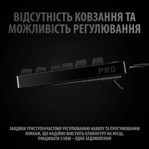 Купить Клавиатура Logitech G PRO Mechanical Gaming Keyboard Black USB US (920-009392) - фото 7