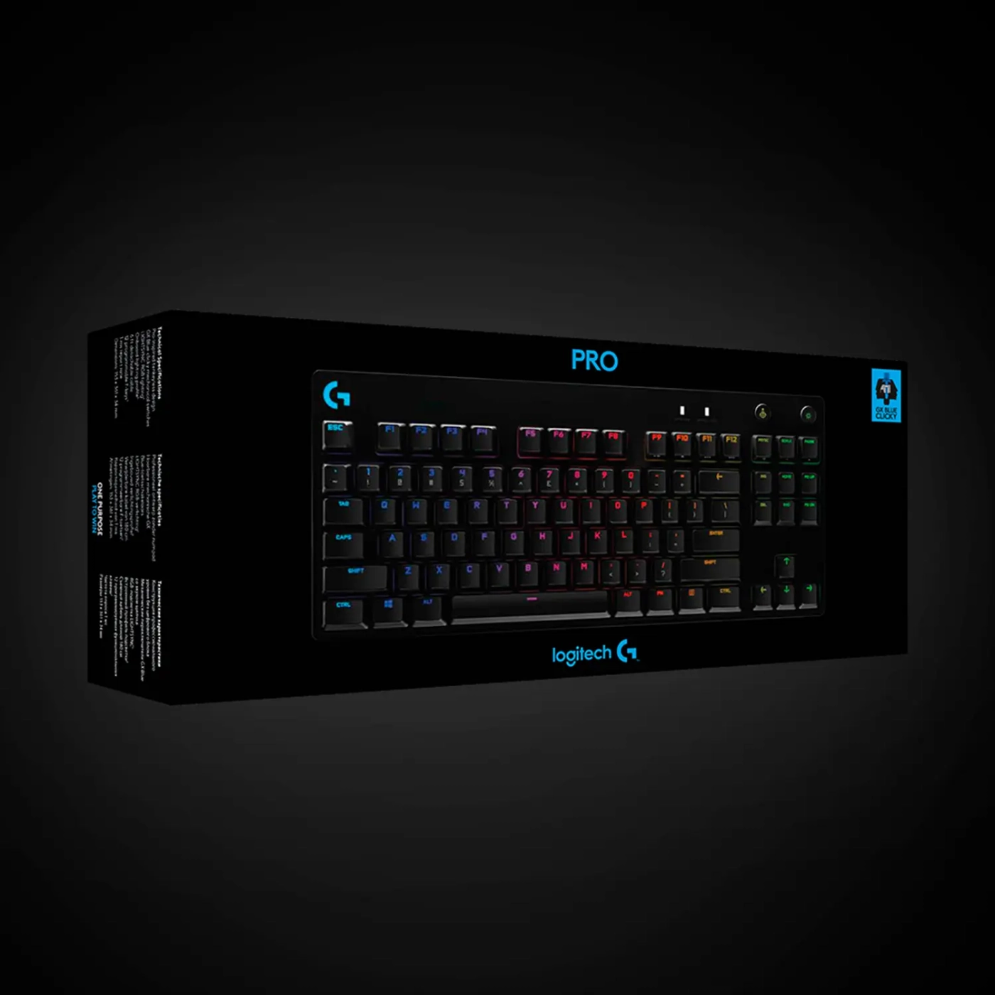 Купить Клавиатура Logitech G PRO Mechanical Gaming Keyboard Black USB US (920-009392) - фото 8